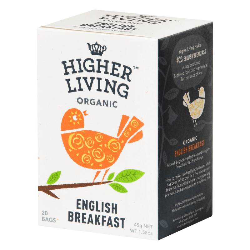 Bio English Breakfast, 20Btl von Higher Living