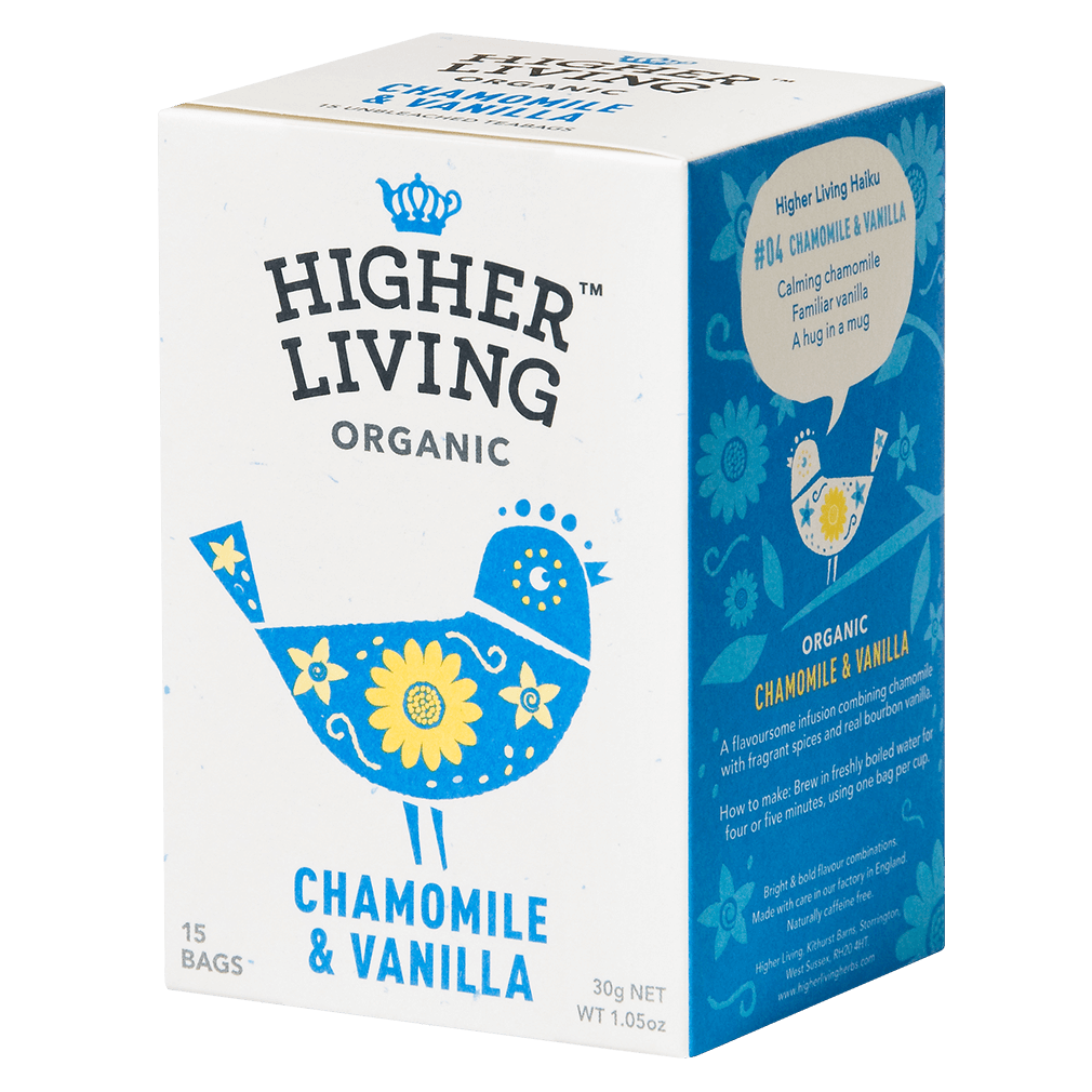 Bio Kamille & Vanille, 15Btl Bio Kamille & Vanille, 15Btl von Higher Living