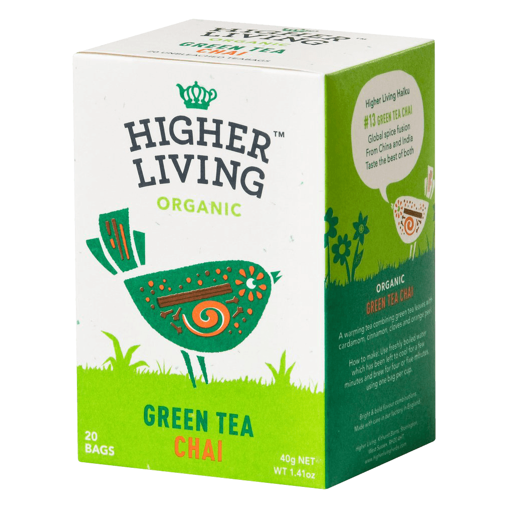 Bio Tea Green Tea Chai, 20Btl Bio Tea Green Tea Chai, 20Btl von Higher Living