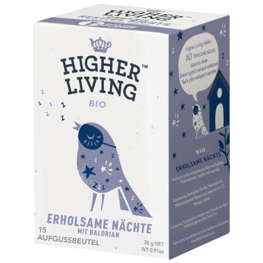 Bio Tee Erholsame Nächte 15 Btl. Bio Tee Erholsame Nächte 15 Btl. von Higher Living