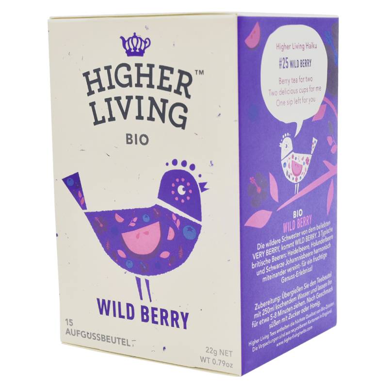 Bio Wild Berry, 15Btl von Higher Living