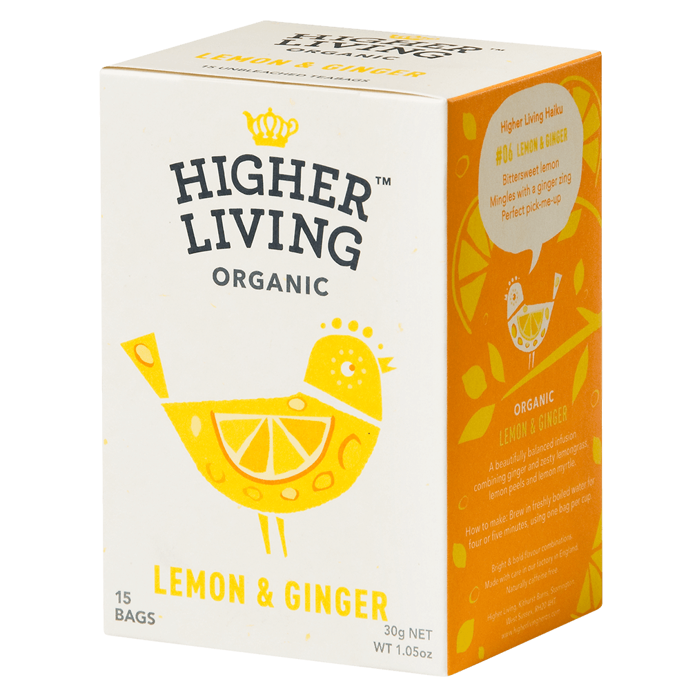 Bio Zitronen & Ingwer, 15Btl Bio Zitronen & Ingwer, 15Btl von Higher Living