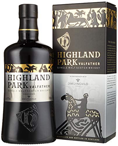 Highland Park Valfather Single Malt Scotch Whisky (1 x 0.7 l) – der intensive und rauchige Whisky, Teil 3 und Vollendung der Viking Legends Trilogie von Highland Park