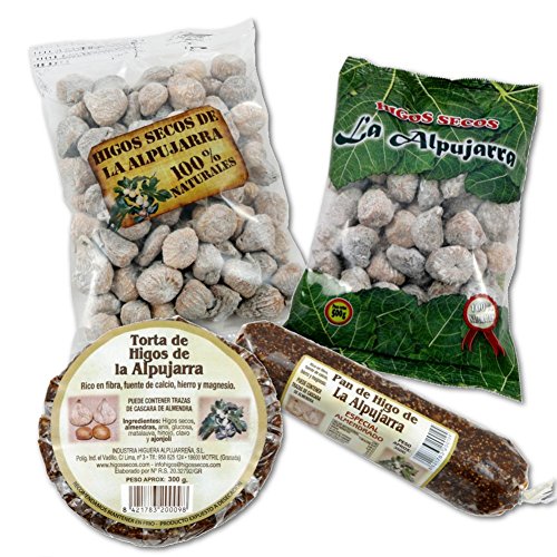 Feigen Probierset - Getrocknete Feigen in hoher/höchster Qualität + Feigenbrot länglich/kuchen Feigen Probierset - Getrocknete Feigen in hoher/höchster Qualität + Feigenbrot länglich/kuchen von Higuera Alpujarrena