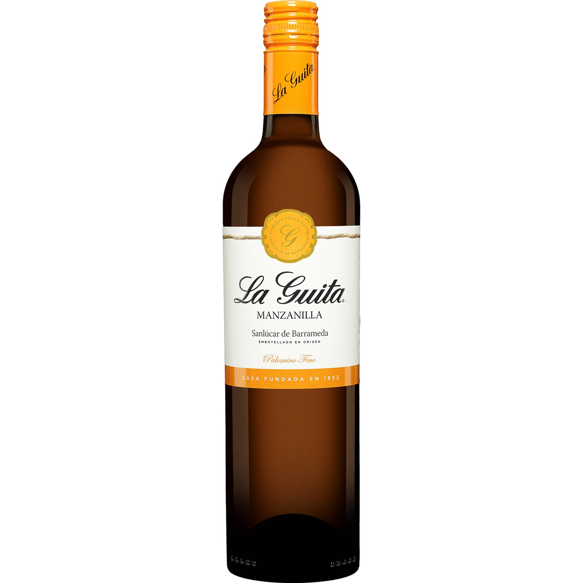 La Guita Manzanilla 0.75L 15% Vol. Trocken aus Spanien La Guita Manzanilla 0.75L 15% Vol. Trocken aus Spanien von Hijos de Rainera Pérez Marín