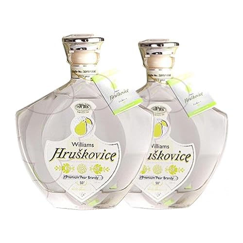 Marc Hill's Aguardiente Hruskovice Williams 70 cl (Schachtel mit 2 Flaschen von 70 cl)