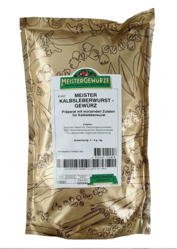 Meistergewürz Kalbsleberwurst 1kg von Hilliger