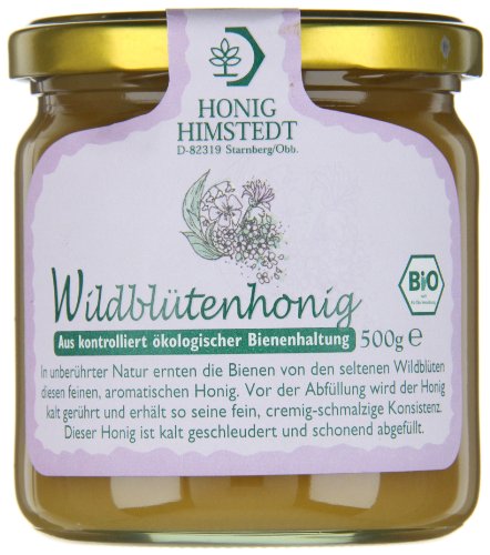 Himstedt Wildblütenhonig cremig, 6er Pack (6 x 500 g) - Bio von Himstedt