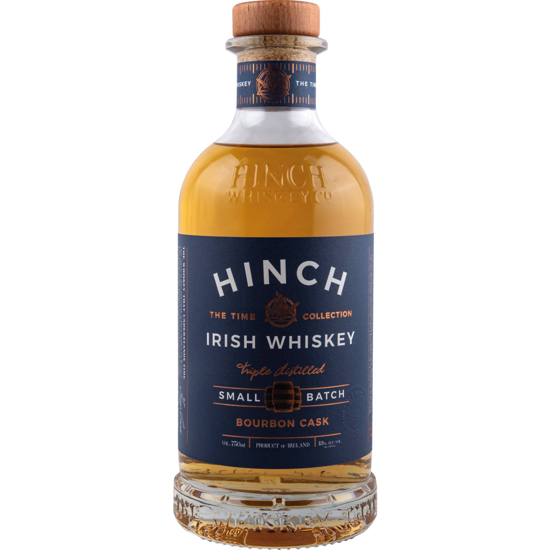 Hinch Small Batch Bourbon Cask, Irish Whiskey, Irland, 0,7 L, 43 Vol., Spirituosen von Hinch Distillery Ltd. 19 Carryduff Road BT27 6TZ N Ireland