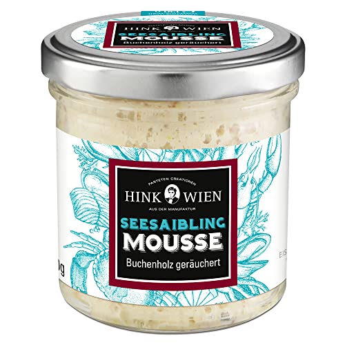 Hink Seesaiblings Mousse Buchenholz geräuchert 130g von Hink Pasteten