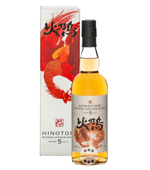 Hinotori 5 Jahre Blended Japanese Whisky (43 % Vol., 0,7 Liter) von Hinotori Distillery