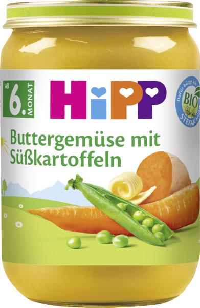 Hipp Bio Buttergemüse mit Süßkartoffeln von Hipp