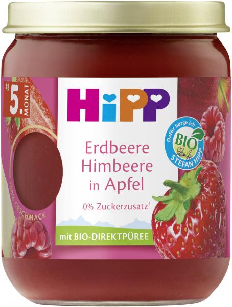 Hipp Bio Früchte Erdbeere Himbeere in Apfel Hipp Bio Früchte Erdbeere Himbeere in Apfel von Hipp