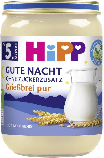 Hipp Gute Nacht Grießbrei pur von Hipp