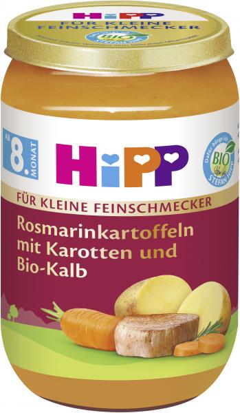 Hipp Rosmarinkartoffeln mit Karotten und Bio-Kalb von Hipp
