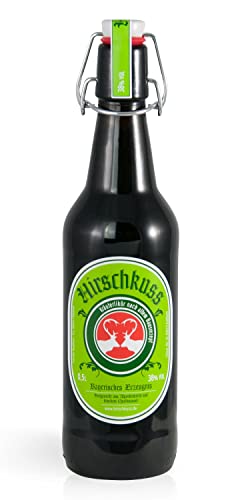 Hirschkuss 38% 0,5l Schnackelverschlussflasche, Kräuterlikör aus Oberbayern von Hirschkuss