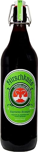 Hirschkuss 38% 1,0l Schnackelverschlussflasche von Hirschkuss