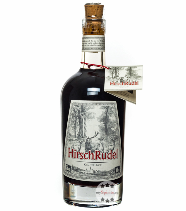 HirschRudel Kräuterlikör (35 % vol., 0,5 Liter) von Hirschrudel