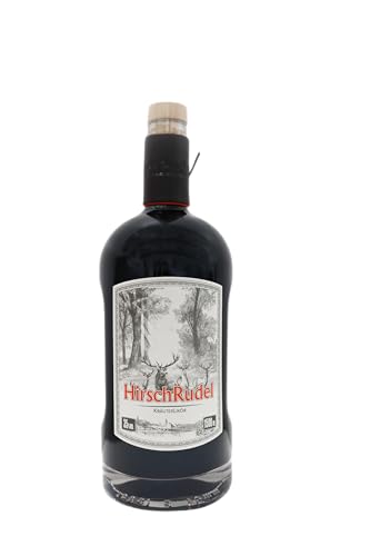 Hirschrudel Magnum Premium Kräuterlikör aus Deutschland Magnumflasche Handcrafted Aus 31 Wildkräutern 35% 1,5l von Hirschrudel