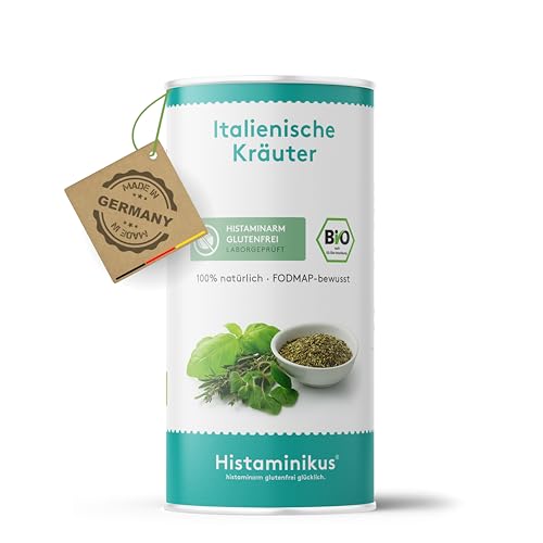 Histaminikus Italienische Kräuter, Bio Gewürzmischung (40g), hefefreies Naturprodukt ohne Geschmacksverstärker, histaminarm, fodmap-bewusst, glutenfrei, vegan und geeignet bei Reizdarm von Histaminikus