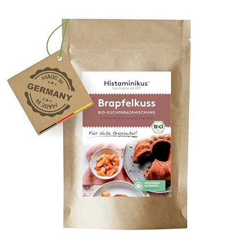 Histaminikus Brapfelkuss, Bio Kuchenbackmischung, histaminarme Backmischung ohne Zusatzstoffe (508g), glutenfrei und geeignet bei Histaminintoleranz sowie für Ernährungsbewusste von Histaminikus