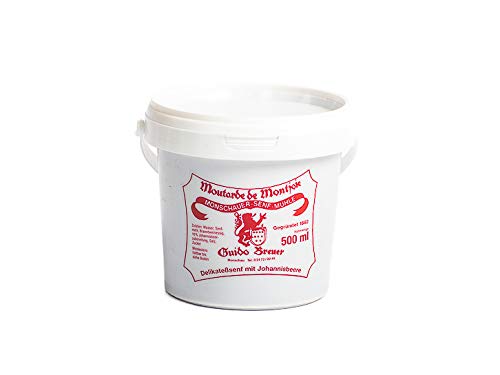 Johannisbeer Senf - Monschauer Senf - Moutarde de Montjoie - 500 ml im Nachfülleimer Johannisbeer Senf - Monschauer Senf - Moutarde de Montjoie - 500 ml im Nachfülleimer von Historische Senfmühle Monschau