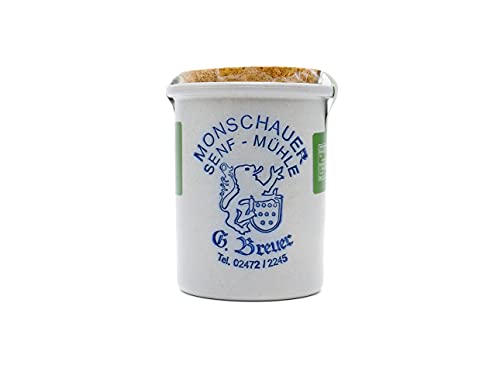 Kräutersenf - Monschauer Senf - Moutarde de Montjoie - 200 ml im Steintopf von Historische Senfmühle Monschau