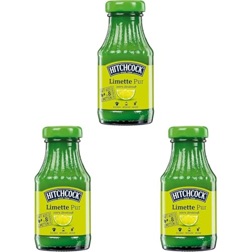Hitchcock Limette Pur, (1 x 200 ml) (Packung mit 3) von Hitchcock