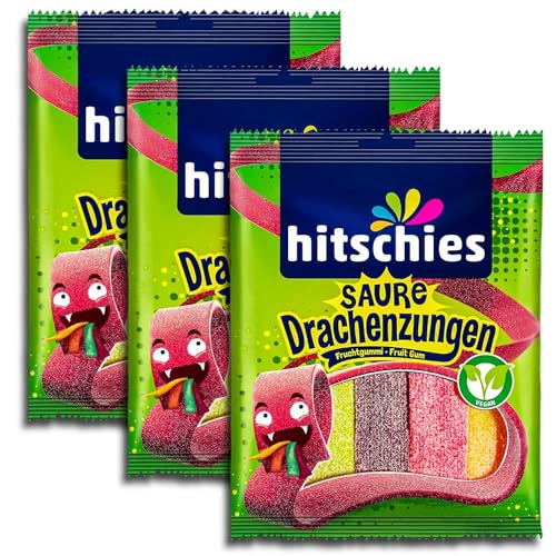 3 er Pack Hitschies Saure Drachenzungen 3 x 125 g von ?Hitschies International GmbH 50855 Köln DE