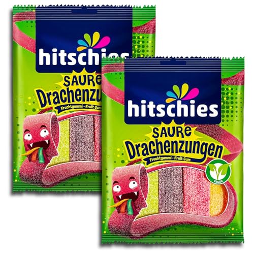 Hitschler Hitschies Saure Drachenzungen 2 x 125 g Set von Hitschler