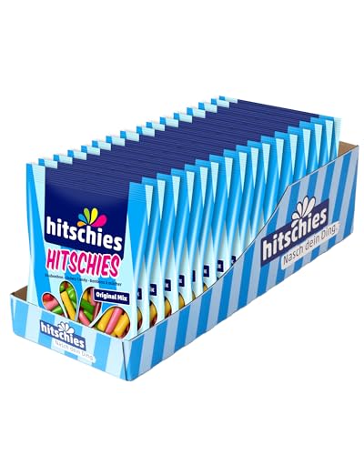 Hitschies Original Mix - Fruchtig-knackige Kaubonbons mit Softem Kern - Erdbeere, Apfel, Kirsche, Zitrone & Himbeere - Glutenfrei & Halal - 16 x 150g von Hitschler