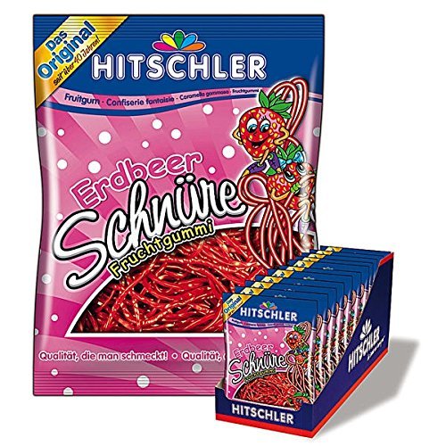 Hitschler Schnüre Erdbeer Menge:125g von Hitschler