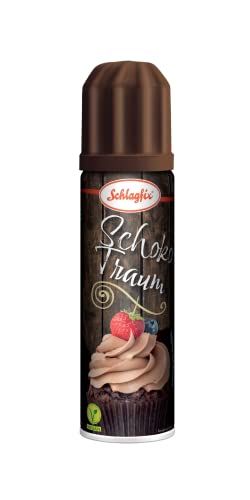 Hobbybäcker Schlagcreme vegan, Schokotraum, sprühfertig, 200 ml Hobbybäcker Schlagcreme vegan, Schokotraum, sprühfertig, 200 ml von Hobby BÄCKER