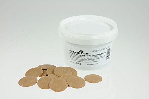 Kuchenglasur-Chips Haselnuss 250 g / Hochwertige Qualität Kuchenglasur-Chips Haselnuss 250 g / Hochwertige Qualität von Hobby BÄCKER