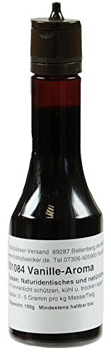 Hobbybäcker Aroma Vanille ► Zur Verfeinerung von Pralinen, Eis, Desserts & Cremes, Natürlich Vanillig, Spritzflasche, 100g Hobbybäcker Aroma Vanille ► Zur Verfeinerung von Pralinen, Eis, Desserts & Cremes, Natürlich Vanillig, Spritzflasche, 100g von Hobbybäcker.de