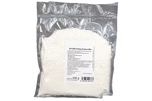 Hobbybäcker Kokos Mix ► Backmischung, Kuchen-Mix, Backen, Kokosnuss ► Reicht für einen Kokos-Kuchen oder ca. 40 Makronen, 500g Hobbybäcker Kokos Mix ► Backmischung, Kuchen-Mix, Backen, Kokosnuss ► Reicht für einen Kokos-Kuchen oder ca. 40 Makronen, 500g von COXZD