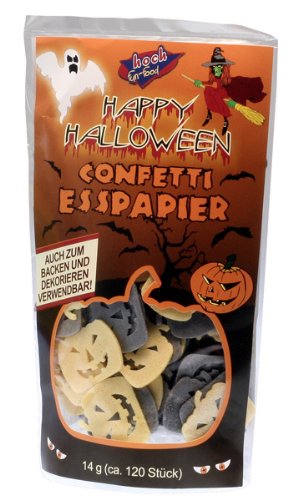 Happy Halloween Confetti Esspapier Happy Halloween Confetti Esspapier von Hoch fun-food