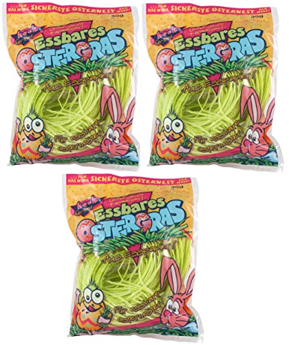 Hoch Ostergras 3er Pack - grünes Ostergras - essbares Ostergras aus Essoblaten Hoch Ostergras 3er Pack - grünes Ostergras - essbares Ostergras aus Essoblaten von Hoch fun-food