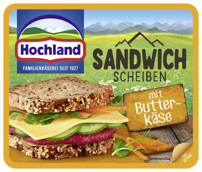 Hochland Sandwich Scheiben mit Butterkäse von Hochland