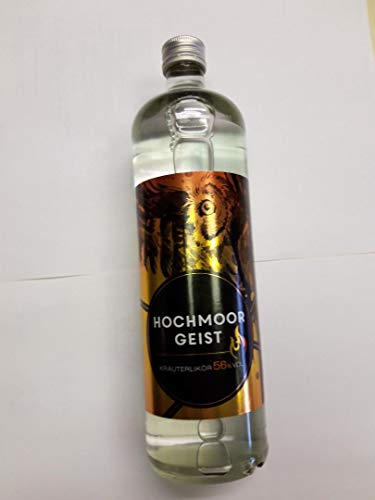 1 Flasche Hochmoorgeist Kräuterlikör a 700ml 56% Vol. brennt im Glas 1 Flasche Hochmoorgeist Kräuterlikör a 700ml 56% Vol. brennt im Glas von Hochmoorgeist