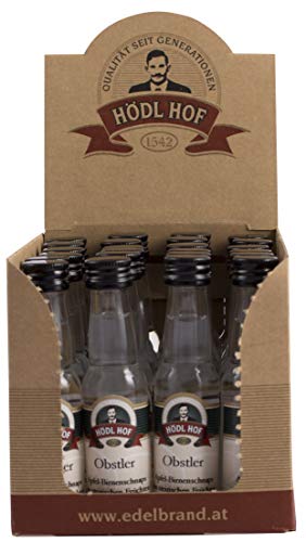 Hödl Hof ObstlerSchnaps | 38% vol. | Silber Steirische Landesbewertung 2013 | Schnaps Klassiker | (24x20 ml) von Hödl Hof