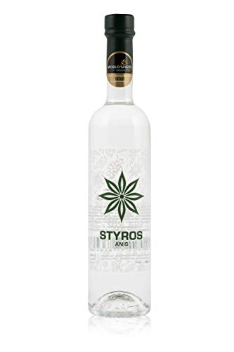 STYROS Anis Schnaps 0,5L I Schnaps mit Anis aus Fenchel, Anissamen, Sternanis & Kümmel I Hochwertiger Sternanis Schnaps mit Orangen- & Süßholz-Noten I Edle Spirituose 50% vol von Hödl Hof