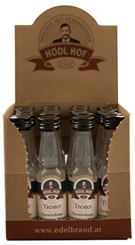 Hödl Hof Trester Schnaps | 38% vol. | Schnaps Klassiker | (24x20 ml) von Hödl Hof