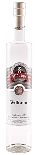 Hödl Hof Williams Edelbrand 0,5L I Brand mit Williams-Birne aus eigenen Obstgärten I 100% Destillat aus der Williamsbirne I Fruchtiger Williamsbrand I Edle Spirituose 40% vol von Hödl Hof