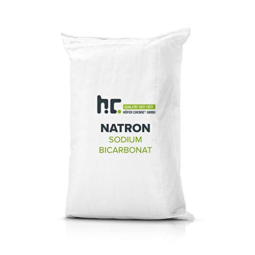 2 x 25 kg Natron Backsoda Natriumhydrogencarbonat in Lebensmittelqualität (Natriumbicarbonat- Backsoda - NaHCO3) von Höfer Chemie