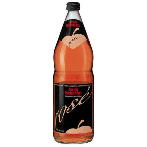 Der alte Hochstädter Rose Apfelwein 6 x 1 l, inkl. 0, 90 € Pfand, MEHRWEG von Höhl