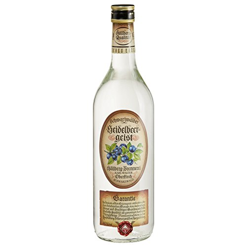 Heidelbeergeist "Höllberg" 40% vol., (1 x 1l) naturbelassener Geist ohne Aromastoffe von HÖLLBERG