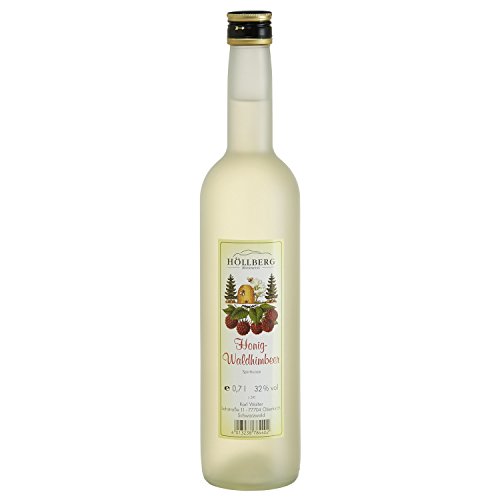 Original Höllberg Honig Waldhimbeer 32% vol, 0.7l | Premium Obstbrand mit edlem Honig und Himbeer Aroma | Edelbrand aus Familienbrennerei von HÖLLBERG