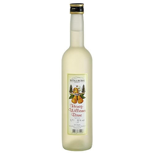 Original Höllberg Honig Williams Birne 32% vol. 0.7L | Edler Premium Obstbrand aus Deutschland | Das perfekte Geschenk für Männer von HÖLLBERG