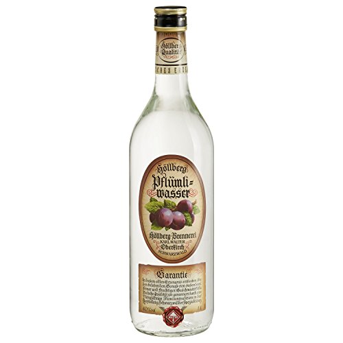 Original Höllberg Pflümliwasser 40% vol., 1 Liter | Premium Obstbrand mit edlem Pflaumen Aroma | Edelbrand aus Familienbrennerei von HÖLLBERG